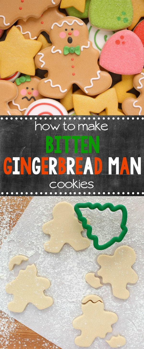 How to Make Bitten Gingerbread Men Cookies with Wilton and Michaels ...