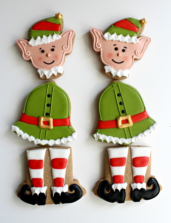 Dancing Elf Cookies - The Sweet Adventures of Sugar Belle