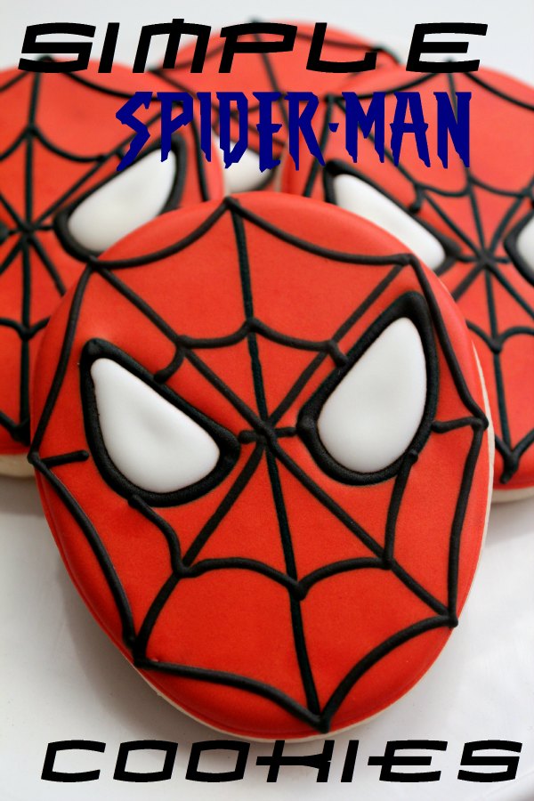 Simple Spider-Man Cookies - The Sweet Adventures of Sugar Belle