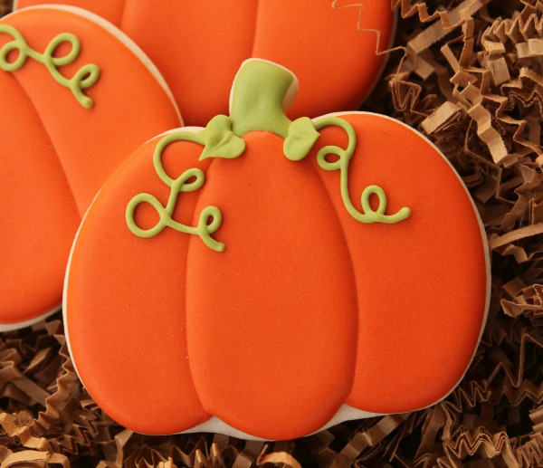 Decorated Pumpkin Cookies - The Sweet Adventures of Sugar Belle