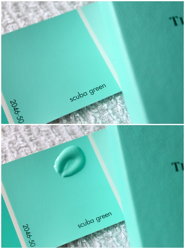 paint color closest to tiffany blue