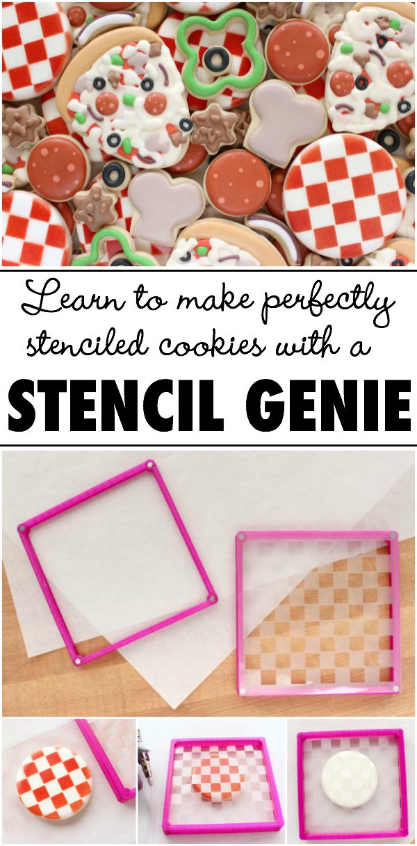 How to use the Stencil Genie and a Giveaway - The Sweet Adventures of Sugar  Belle